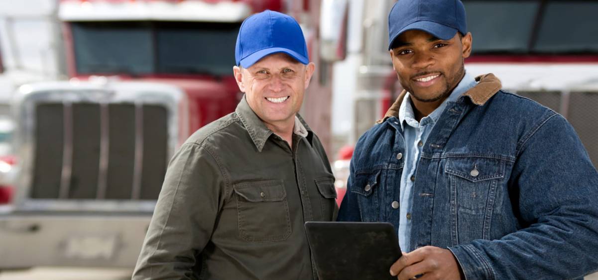CDL drivers at trucking facility - affordable DOT physicals in Cuyahoga Falls OH